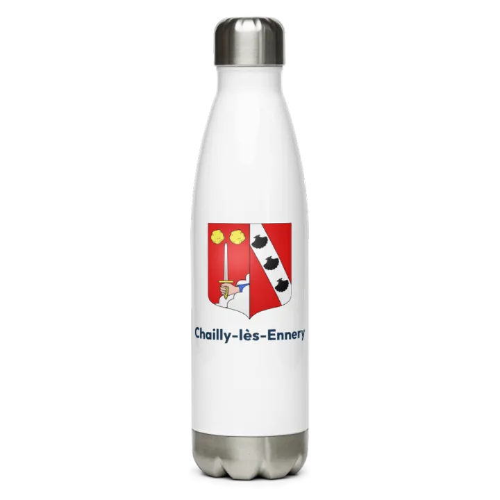 Gourde inox blason de Chailly-lès-Ennery