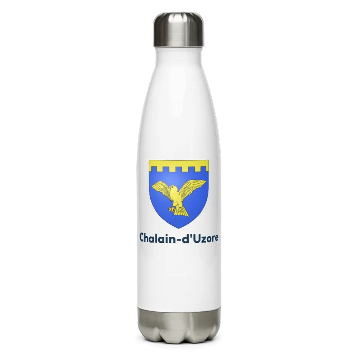 Gourde inox blason de Chalain-d'Uzore