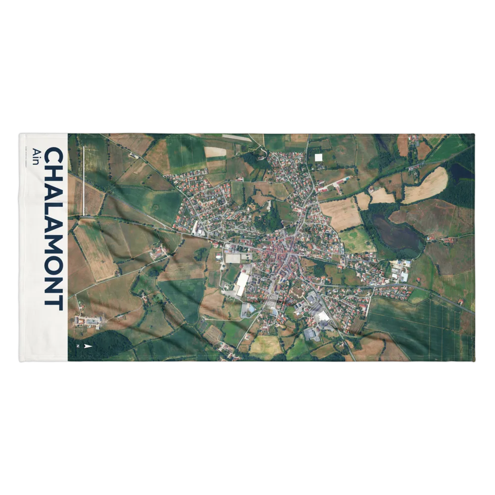 Serviette cartographique — carte de Chalamont