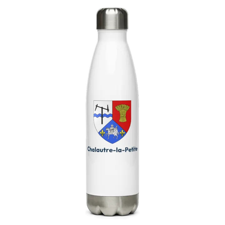 Gourde inox — blason de Chalautre-la-Petite