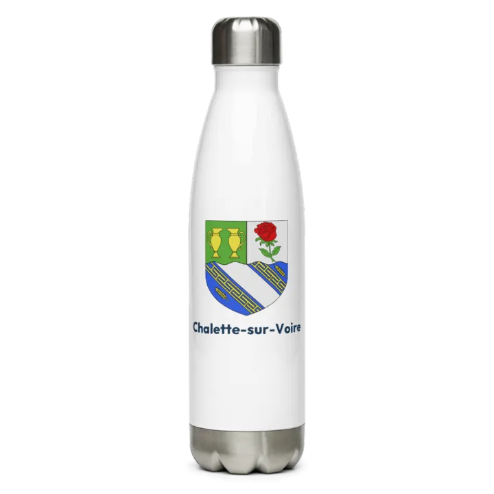 Gourde inox — blason de Chalette-sur-Voire