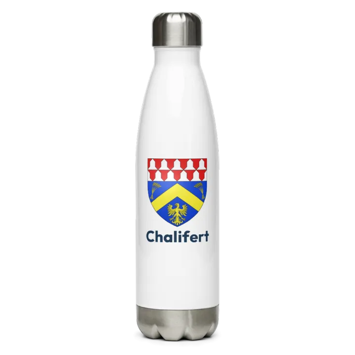 Gourde inox blason de Chalifert