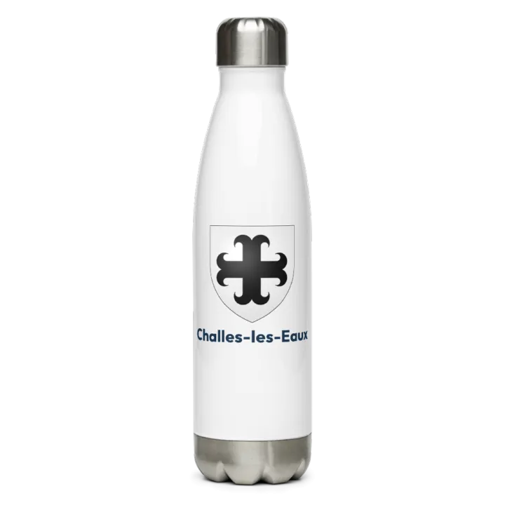 Gourde inox blason de Challes-les-Eaux