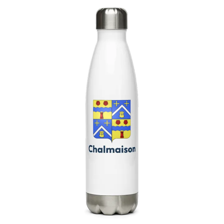 Gourde inox blason de Chalmaison