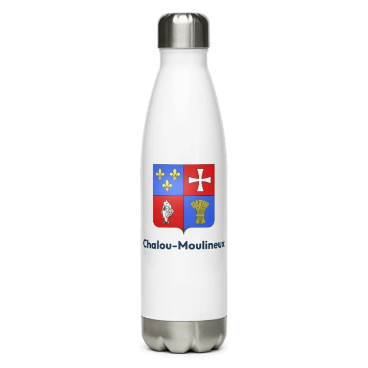 Gourde inox blason de Chalou-Moulineux