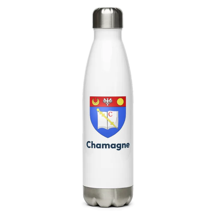 Gourde inox blason de Chamagne