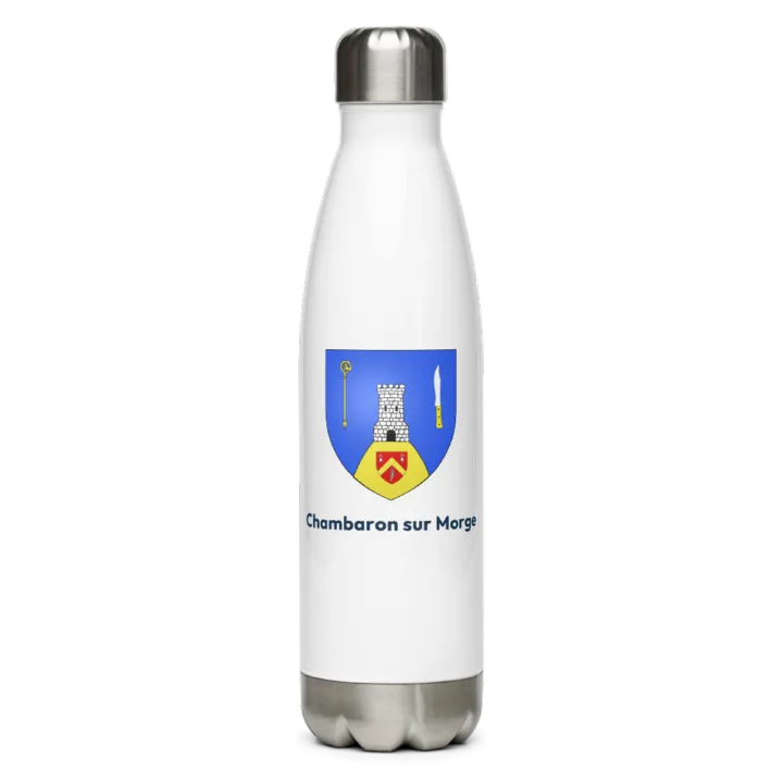 Gourde inox blason de Chambaron sur Morge