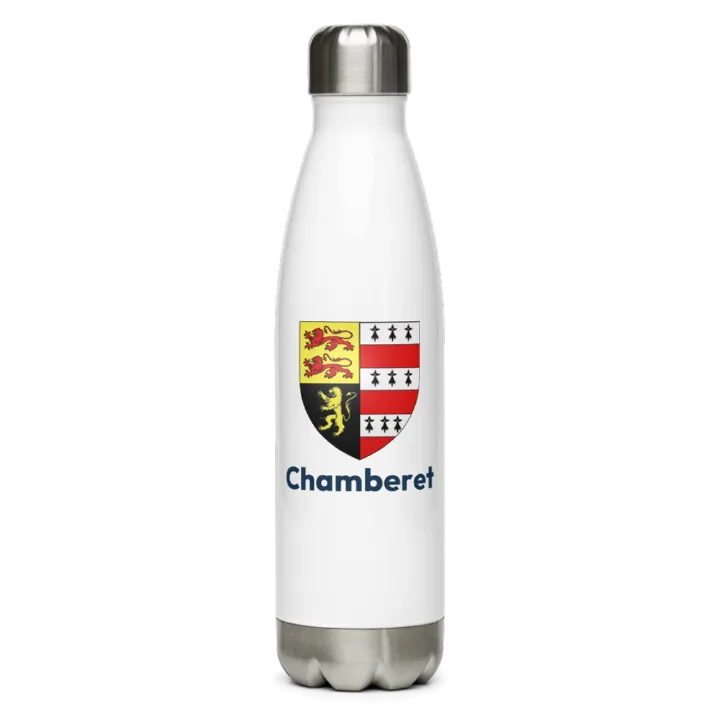 Gourde inox blason de Chamberet