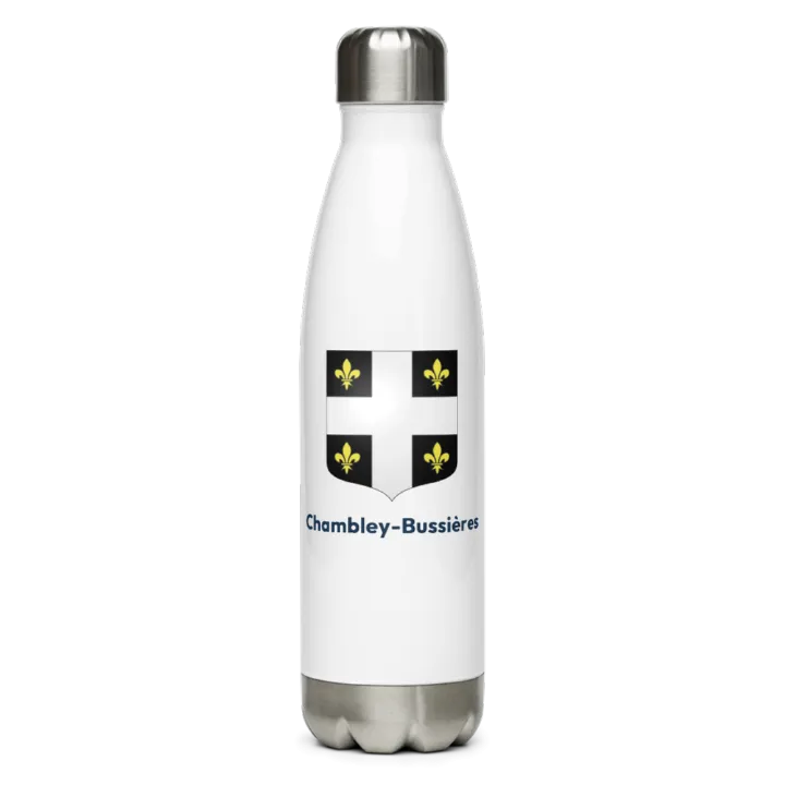 Gourde inox blason de Chambley-Bussières