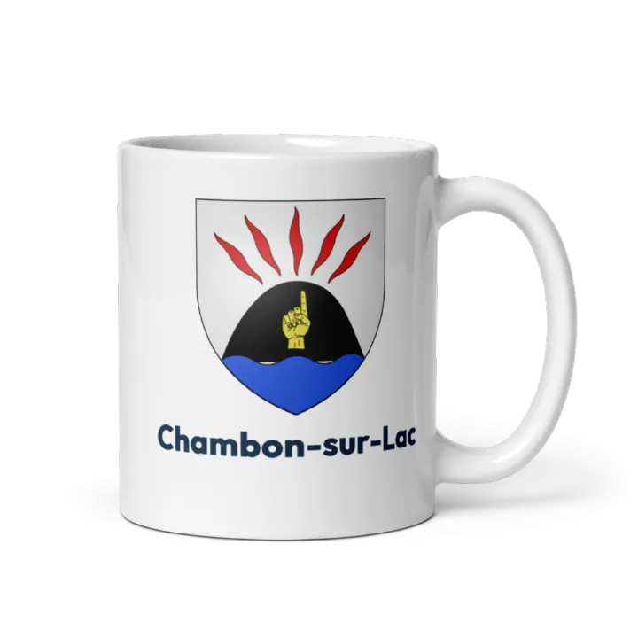 Mug blason de Chambon-sur-Lac