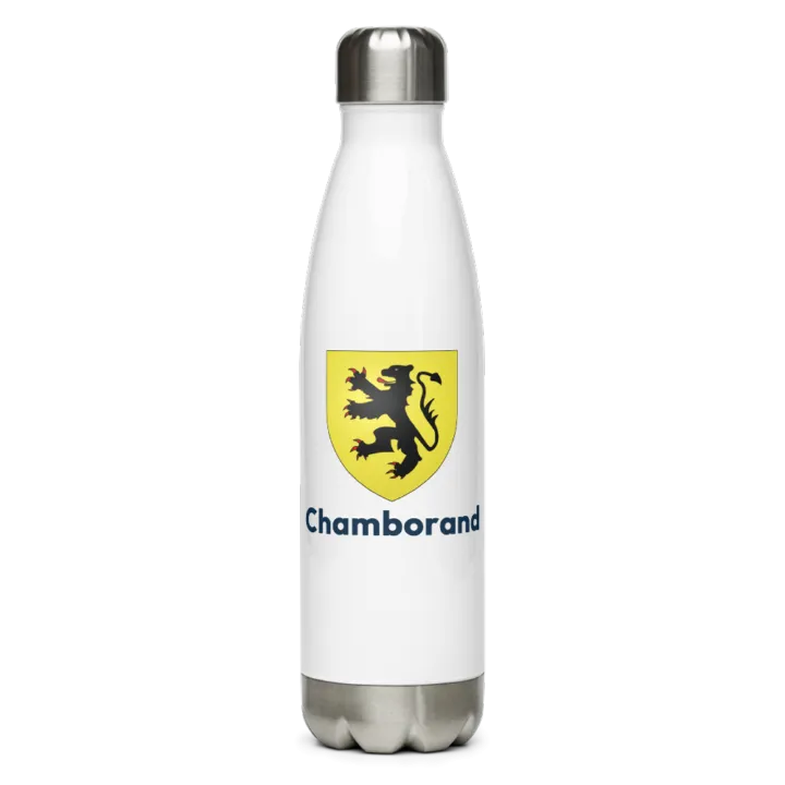 Gourde inox blason de Chamborand