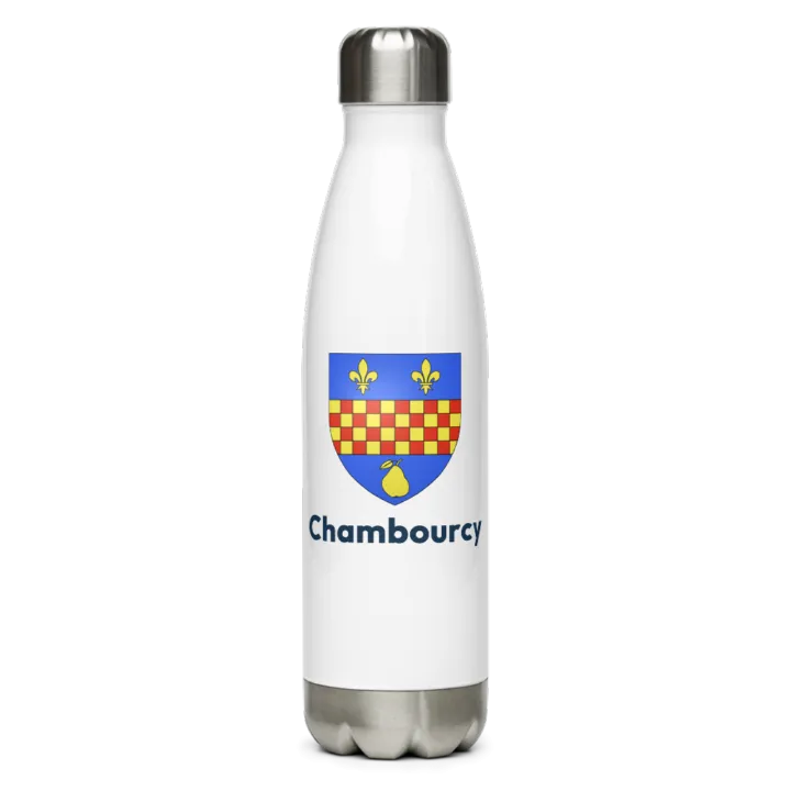 Gourde inox blason de Chambourcy