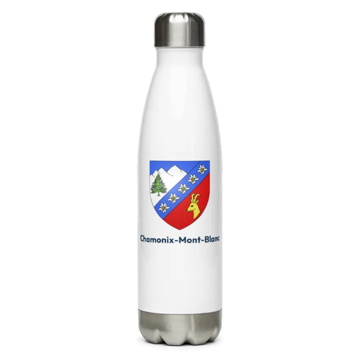 Gourde inox blason de Chamonix-Mont-Blanc