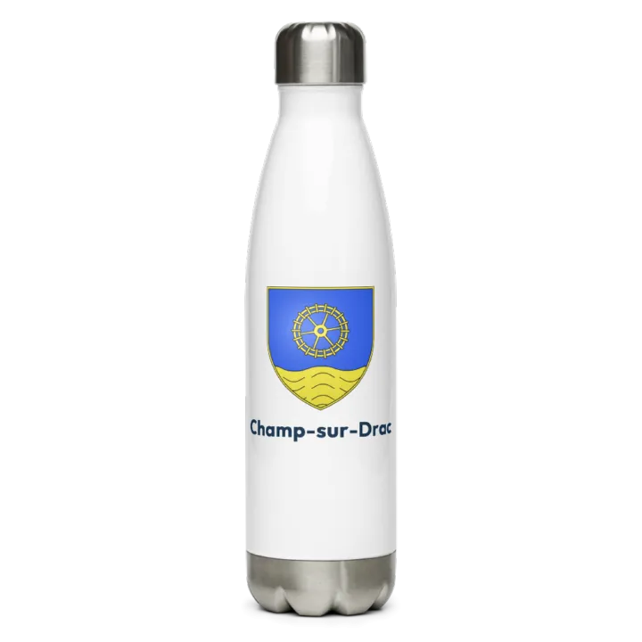 Gourde inox blason de Champ-sur-Drac