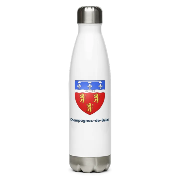 Gourde inox blason de Champagnac-de-Belair