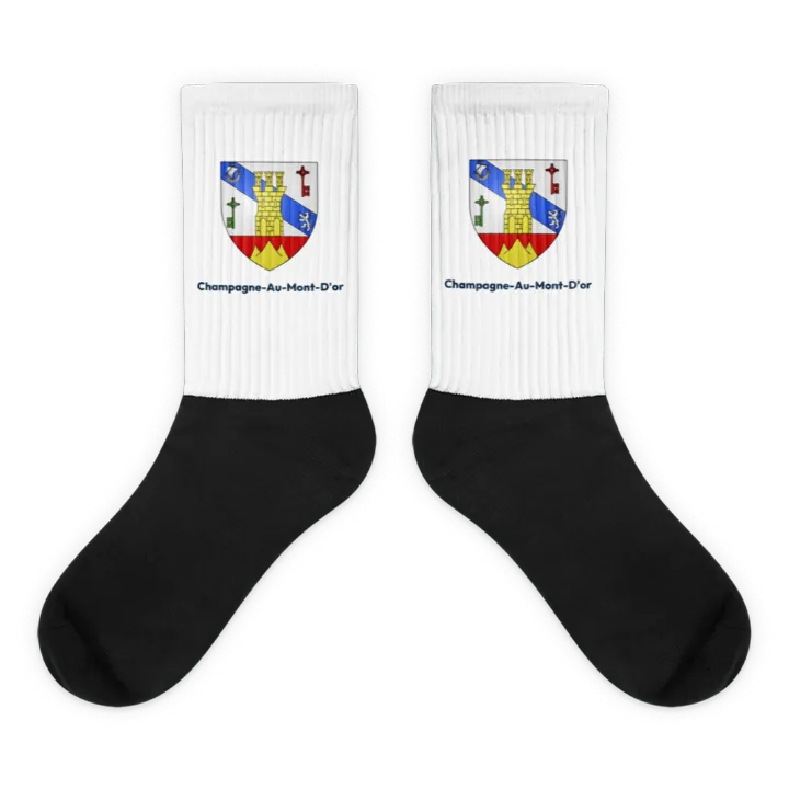 Chaussettes — blason de Champagne-au-Mont-d'Or