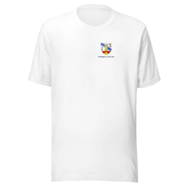 T-shirt — blason de Champagne-au-Mont-d'Or