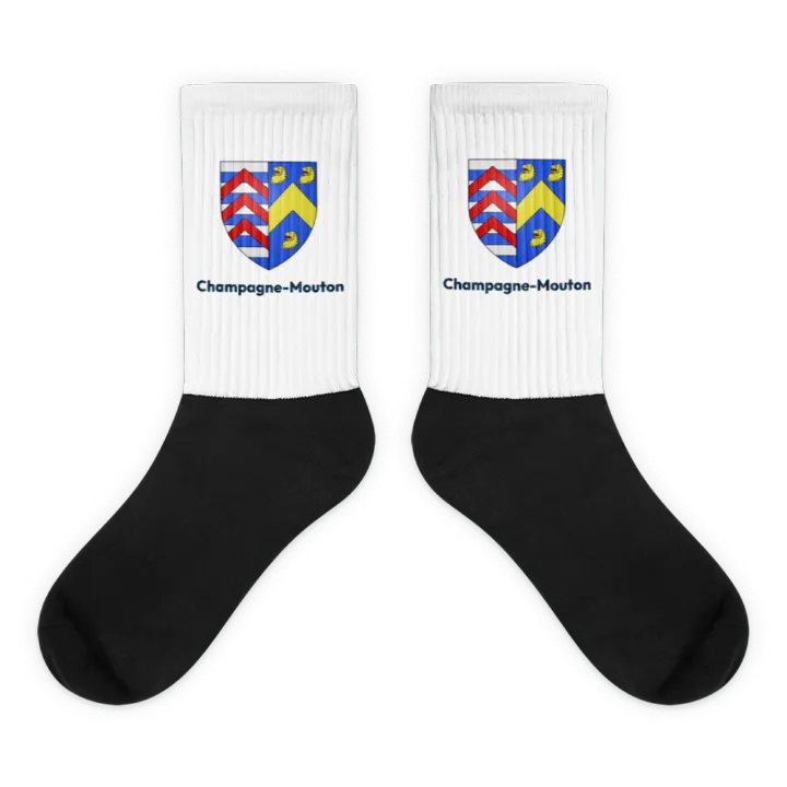 Chaussettes — blason de Champagne-Mouton