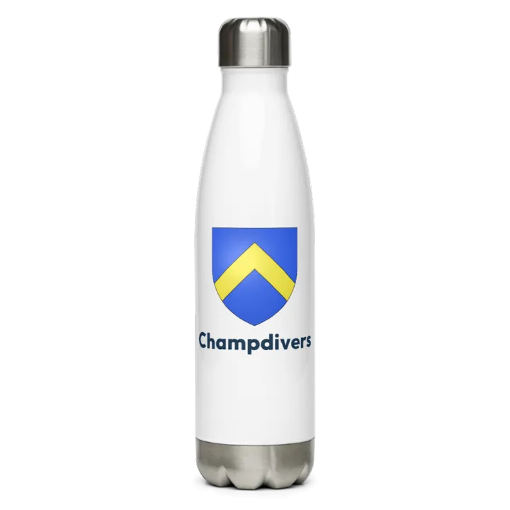 Gourde inox blason de Champdivers