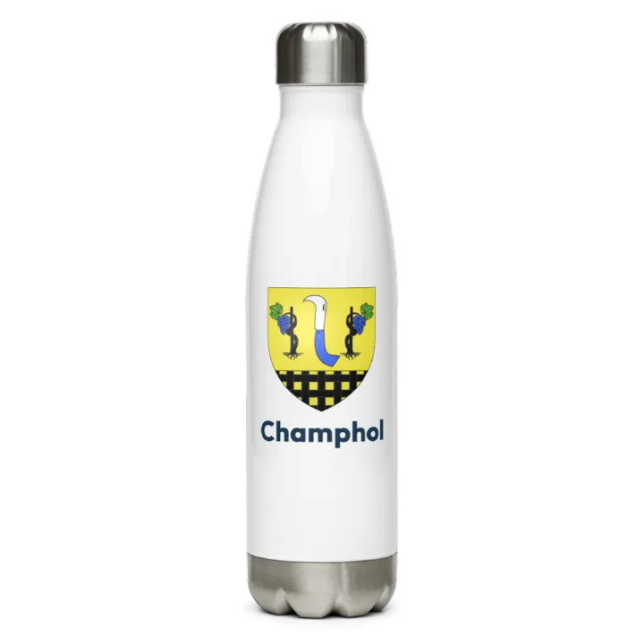 Gourde inox blason de Champhol