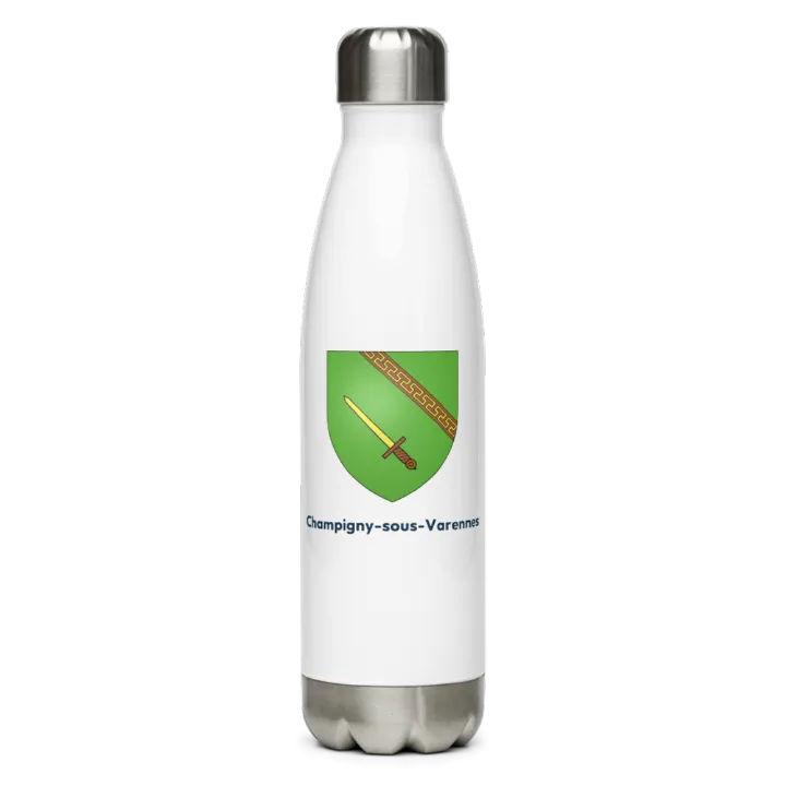 Gourde inox blason de Champigny-sous-Varennes