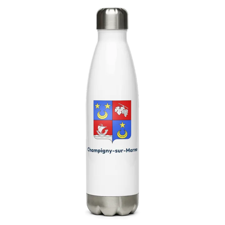 Gourde inox — blason de Champigny-sur-Marne