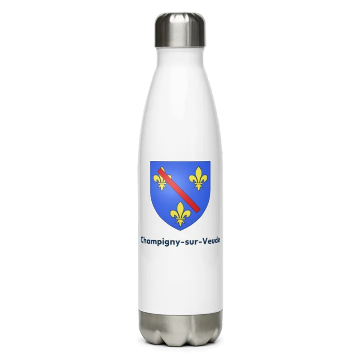 Gourde inox — blason de Champigny-sur-Veude