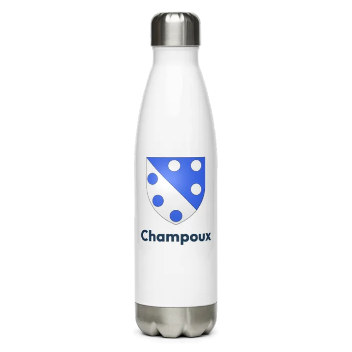 Gourde inox blason de Champoux