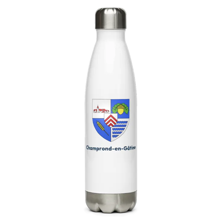 Gourde inox blason de Champrond-en-Gâtine
