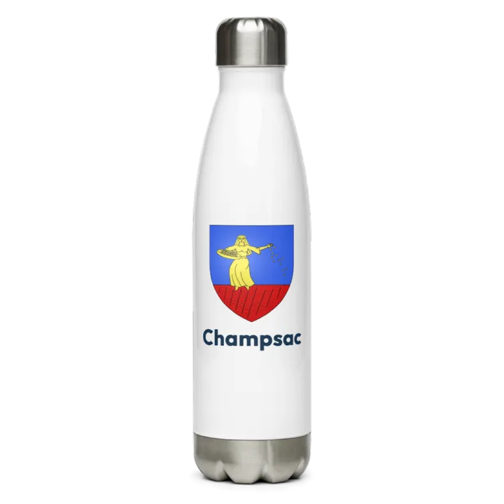 Gourde inox blason de Champsac