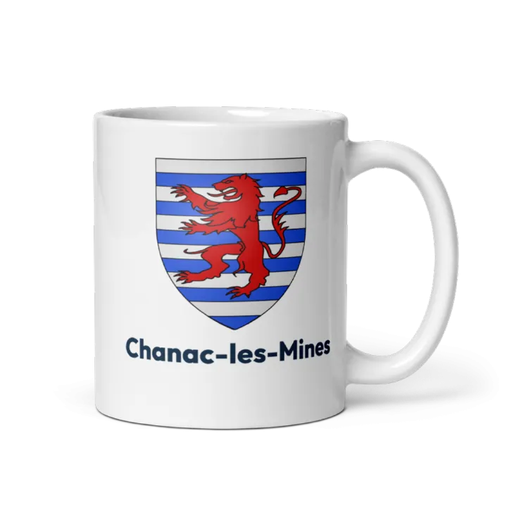 Mug blason de Chanac-les-Mines