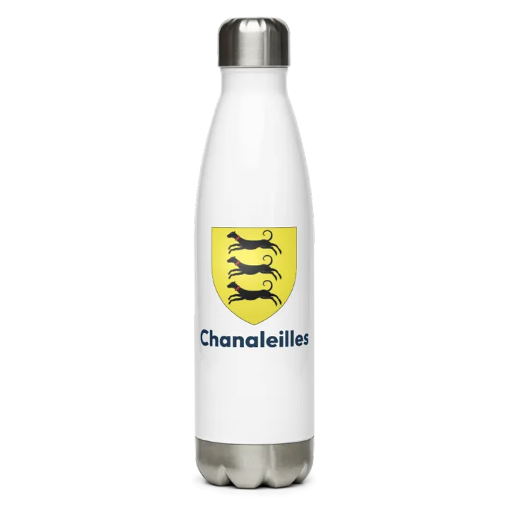 Gourde inox blason de Chanaleilles