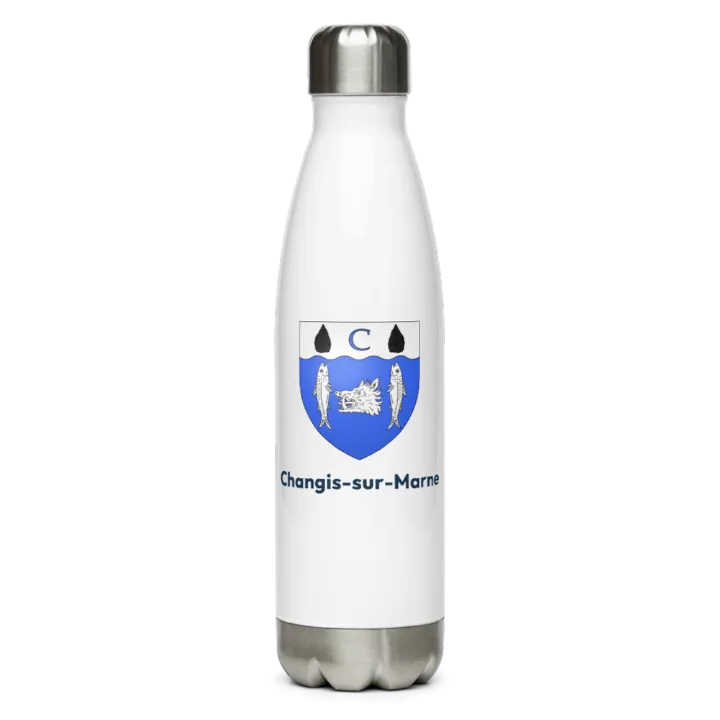 Gourde inox blason de Changis-sur-Marne