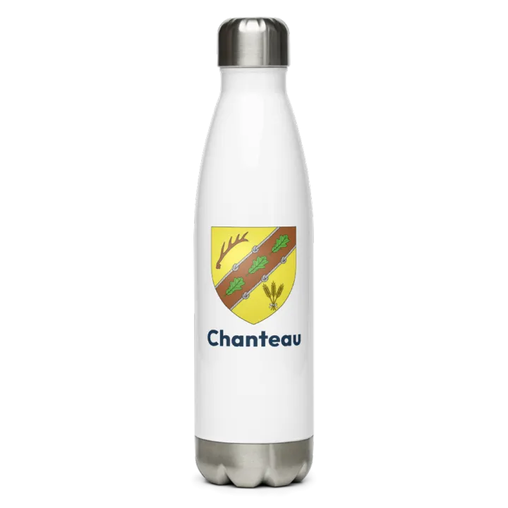 Gourde inox blason de Chanteau