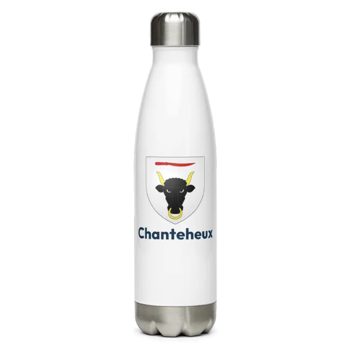 Gourde inox blason de Chanteheux