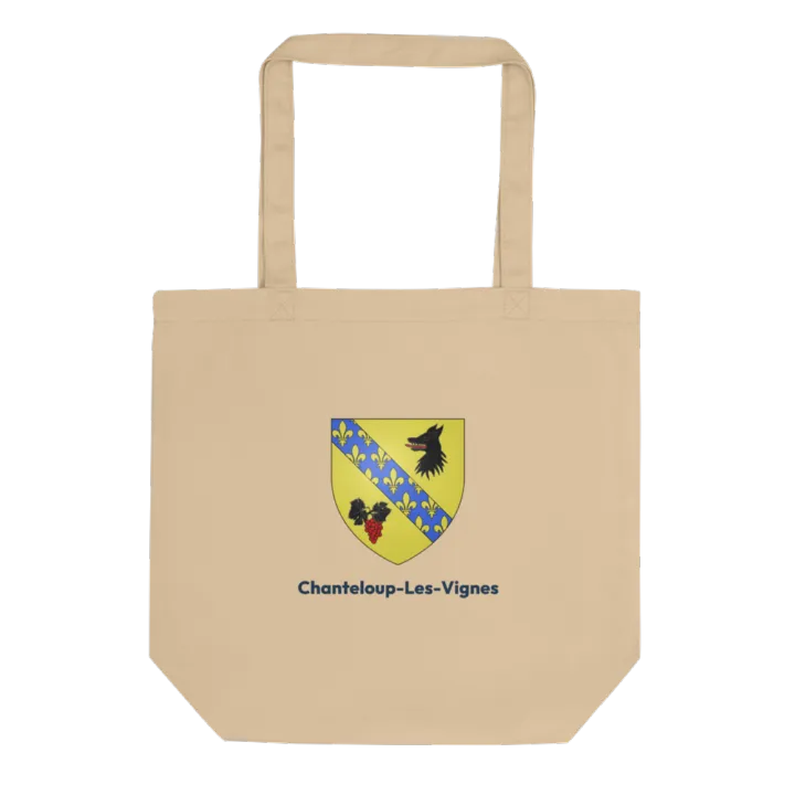 Tote bag coton bio — blason de Chanteloup-les-Vignes