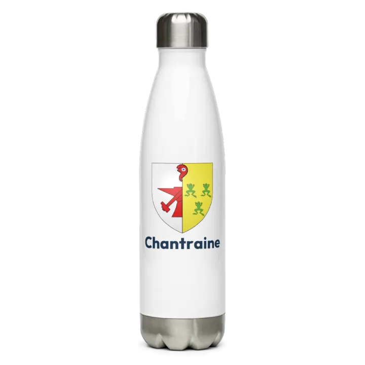 Gourde inox blason de Chantraine