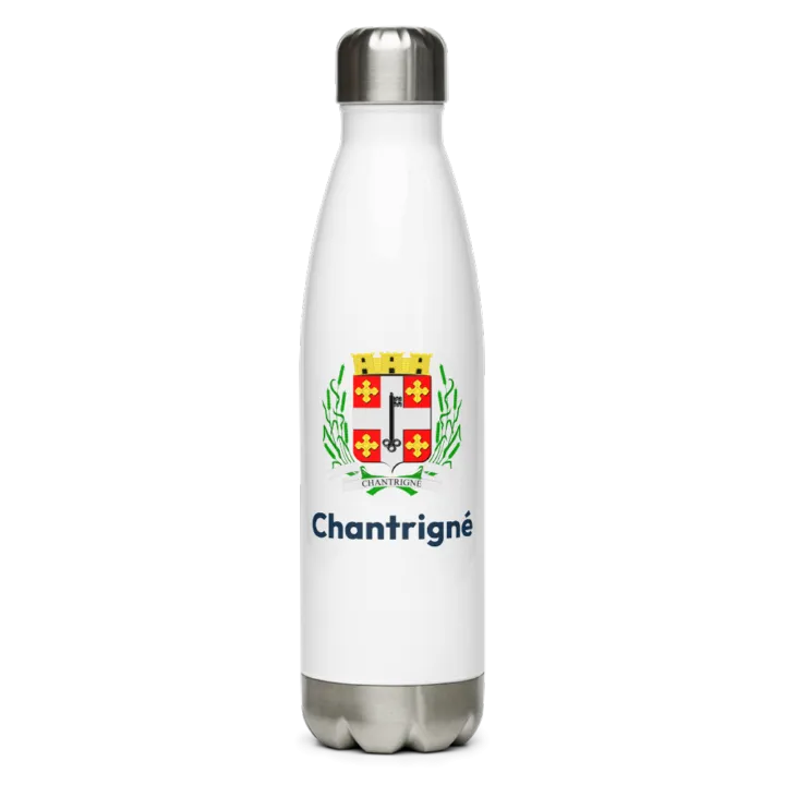 Gourde inox — blason de Chantrigné