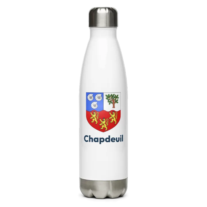 Gourde inox blason de Chapdeuil