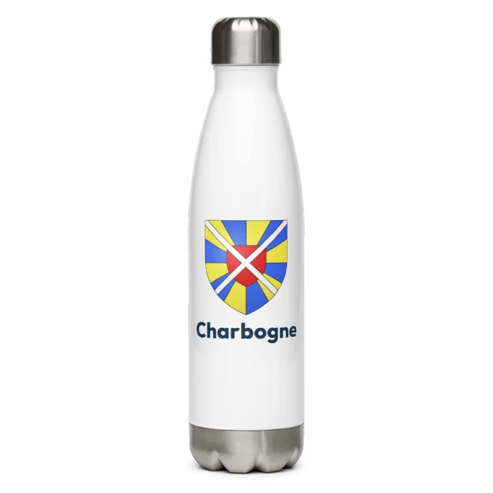 Gourde inox blason de Charbogne