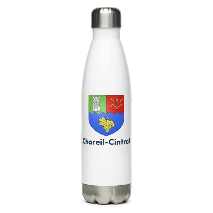 Gourde inox blason de Chareil-Cintrat
