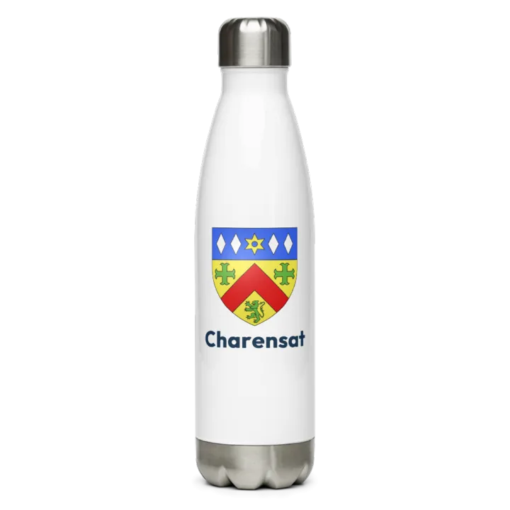 Gourde inox blason de Charensat