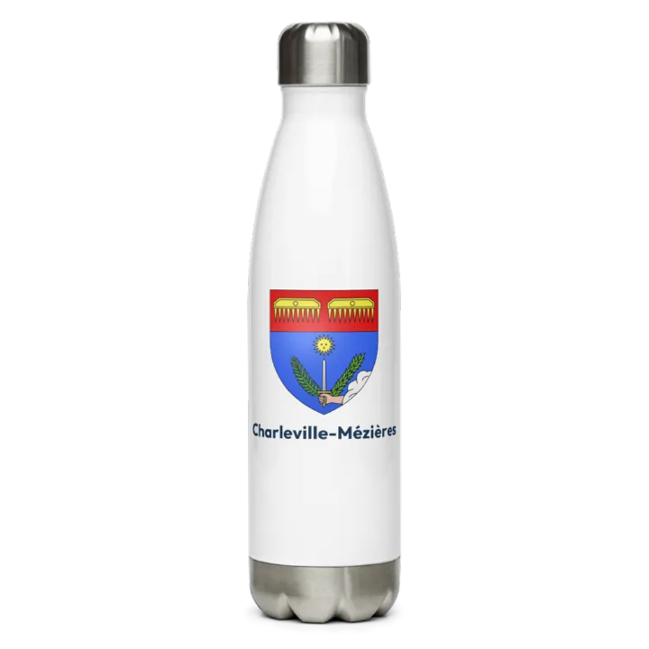 Gourde inox blason de Charleville-Mézières