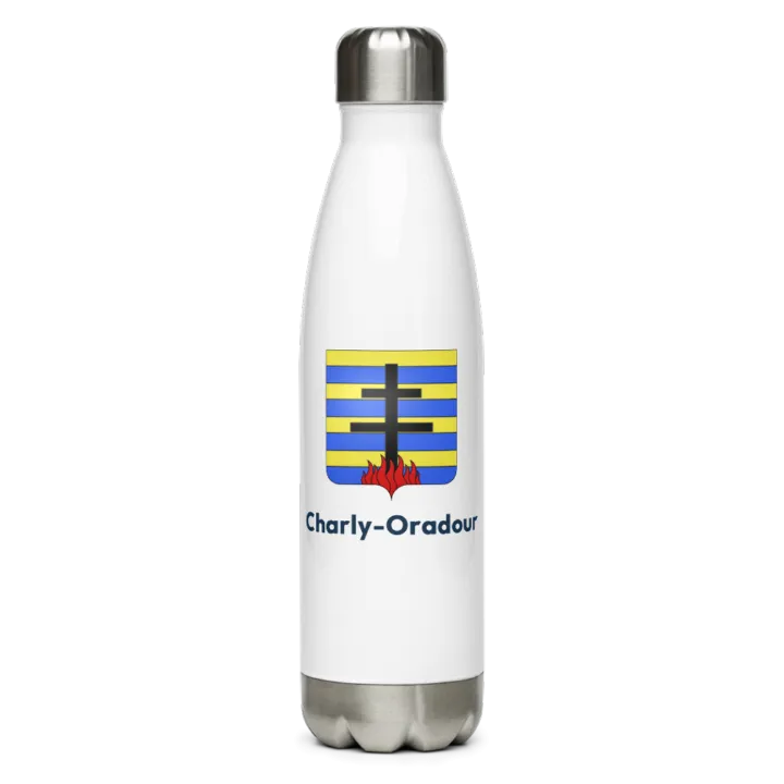 Gourde inox blason de Charly-Oradour