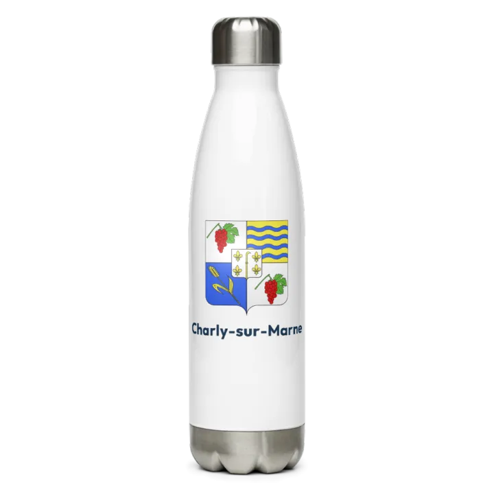 Gourde inox blason de Charly-sur-Marne