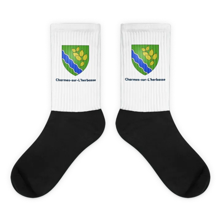Chaussettes — blason de Charmes-sur-l'Herbasse