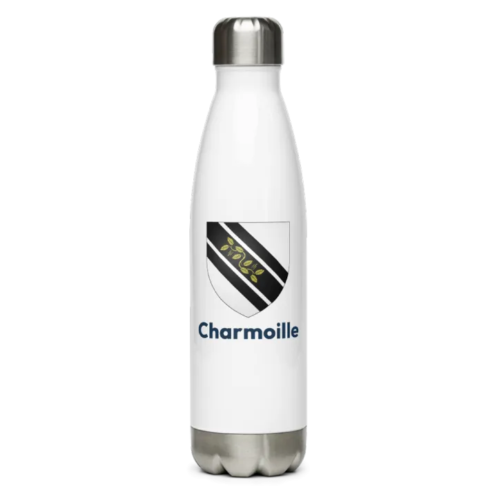 Gourde inox — blason de Charmoille