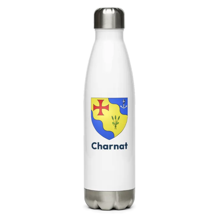 Gourde inox blason de Charnat