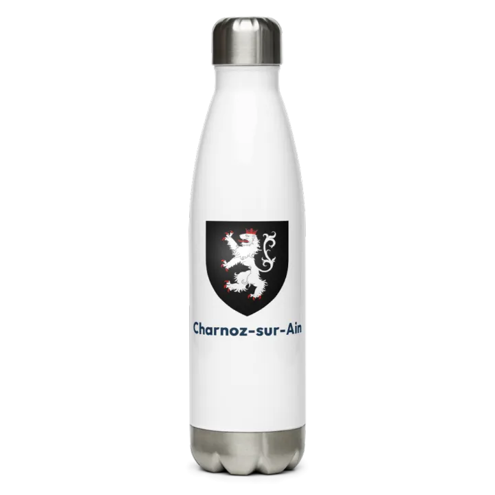 Gourde inox blason de Charnoz-sur-Ain