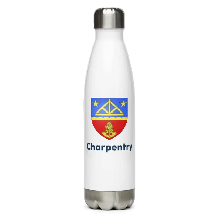 Gourde inox blason de Charpentry